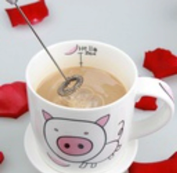 Portable Battery Operated Coffee Beater (Random Colour) - MULTICOLORED