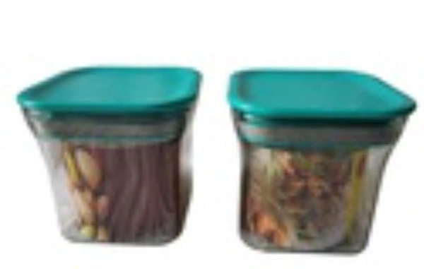 Plastic Kit Kat Container (Pack of 2) - Multicoloured