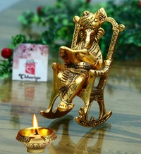 Lord Ganesha Reading Ramayana