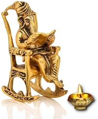 Lord Ganesha Reading Ramayana