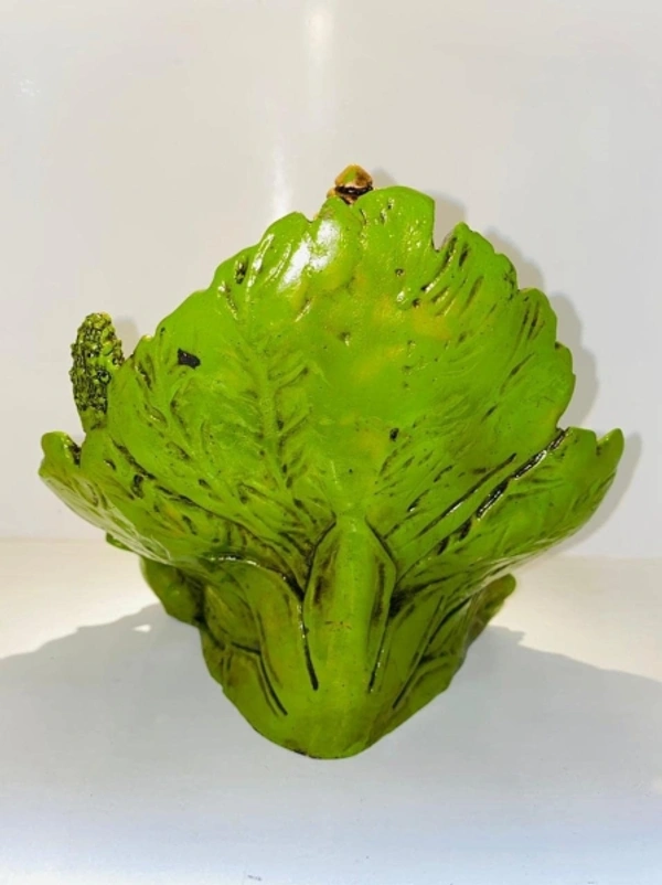 Lord Ganesha On Leaf Patra