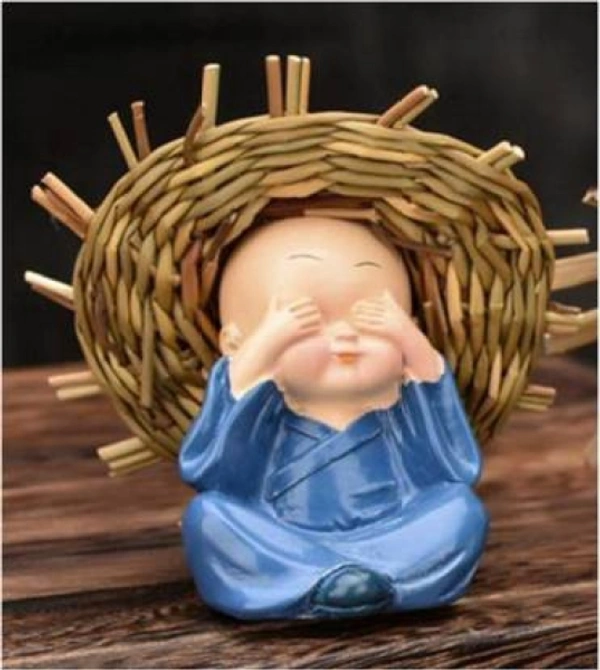 4 Baby With Hat Showpiece For Car Dashboard