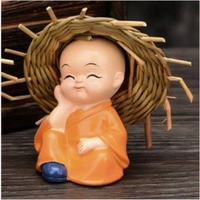 4 Baby With Hat Showpiece For Car Dashboard