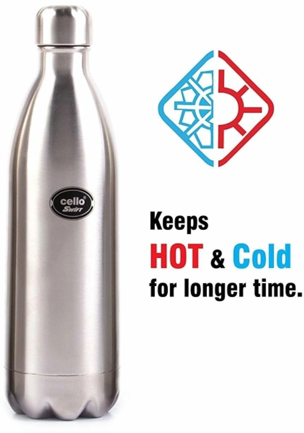 Cello Swift Flask  Hot & Cold Water 500 ML For 24 Hours