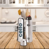 Cello SS flip Flask Bottle 750 ML
