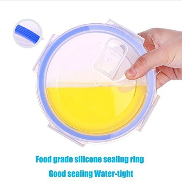 Borosilicate Glass Container. Microwave Glad Set Of 3