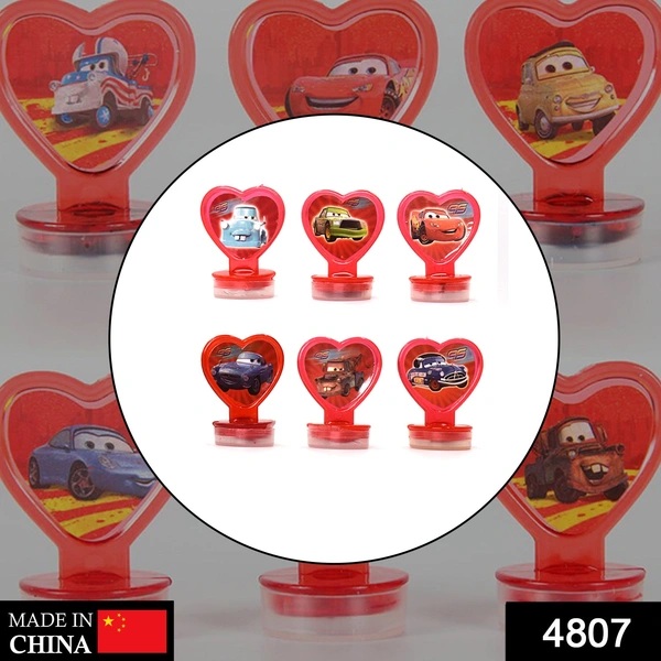 Deo Dap 4807 6 Pc Car Stamp Set used in all types of household places by kids and children’s for playing purposes. - 136