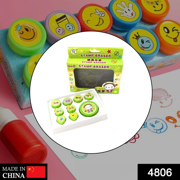 Deo Dap 4806 9 Pc Stamp Set used in all types of household places by kids and childrens for playing purposes. - 119