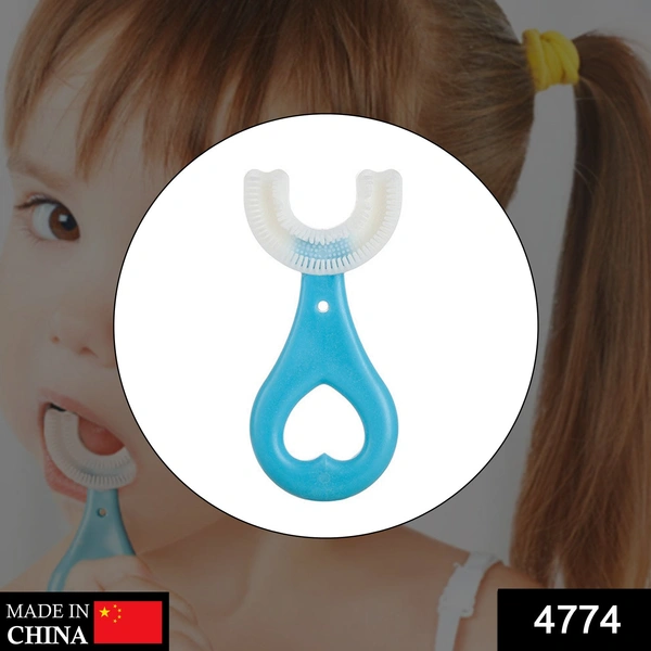 Deo Dap 4774 Kids U S Tooth Brush used in all kinds of household bathroom places for washing teeth of kids, toddlers and children’s easily and comfortably. - 55