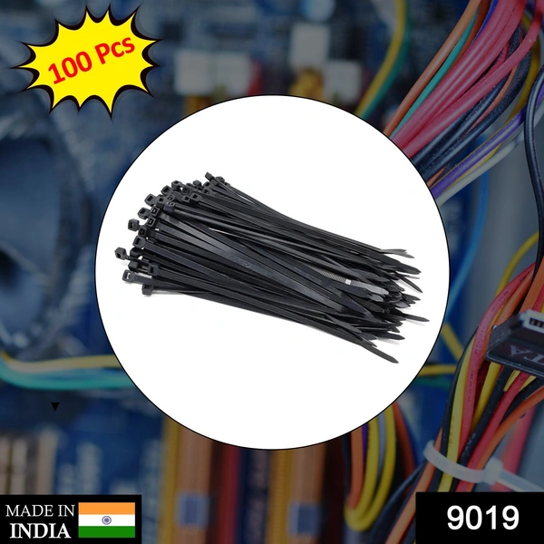 Deo Dap 9019 100 Pc Cable Zip Ties used in all kinds of wires to make them tied and knotted etc. - 48