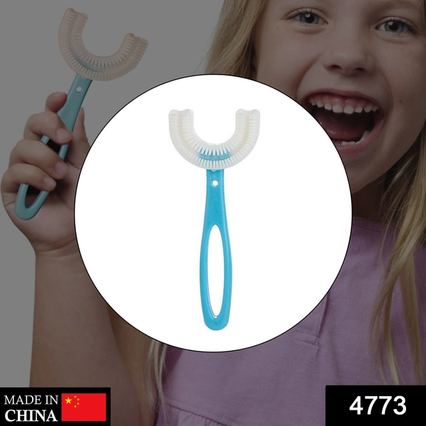 Deo Dap 4773 Kids U Shaped Large Tooth Brush used in all kinds of household bathroom places for washing teeth of kids, toddlers and children’s easily and comfortably. - 55