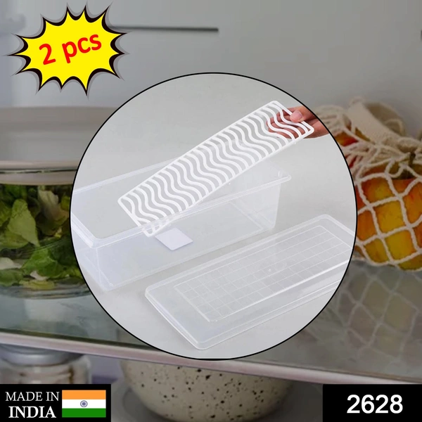 Deo Dap 2628 Food Storage Container with Removable Drain Plate and Lid 1500 ml (Pack of 2Pc) - 906