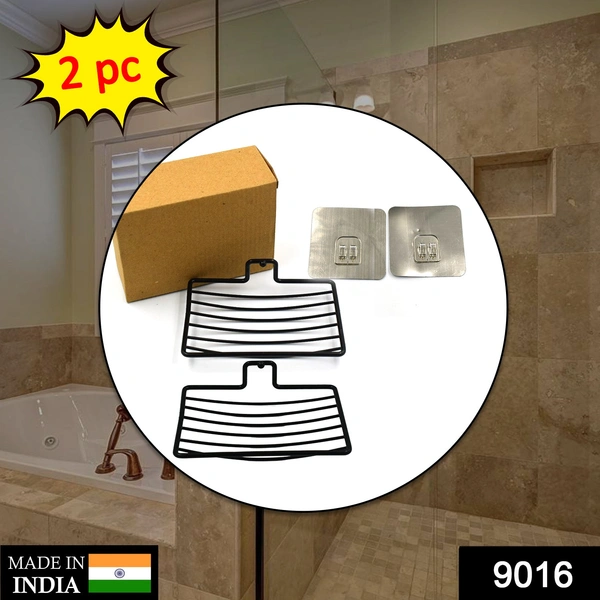 Deo Dap 9016 Wall Mount 2 Pc Soap Rack used in all kinds of places household and bathroom purposes for holding soaps. - 190