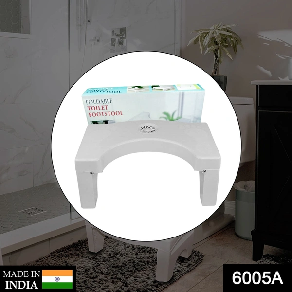 Deo Dap 6005A Plastic Non-Slip Folding Toilet Squat Stool - White Color - 1850