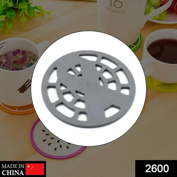 Deo Dap 2600 1Pc Silicone Fancy Coaster for holding bowls and utensils including all kitchen purposes. - 42