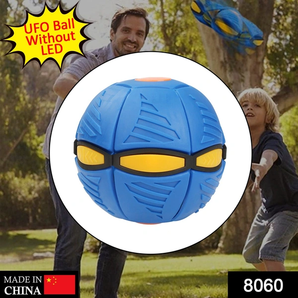 Deo Dap 8060 Flying Soccer Ball Magic Ball Frisbee Deformation UFO Football Flat Throw Disc (Without LED Light) - 626