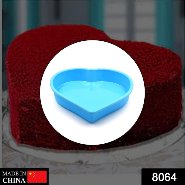 Deo Dap 8064 Silicone Heart Shape Silicone Bakeware Cake Mold Cupcake/Muffin Mould  (Pack of 1) - 450