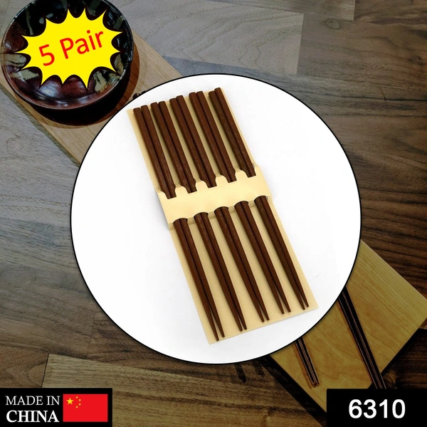 Deo Dap 6310  Classic Chopstick used for eating in a traditional Japanese way and can be used in all kinds of places like restaurants. (10 Single Pcs) - 122