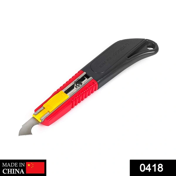 Shubh Luxmi 0418 Multi-Use Plastic Cutter with Plastic Cutting Blade and Precision Knife Blade