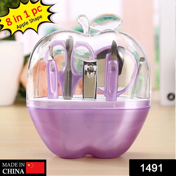 Shubh Luxmi 1491 8 in 1 Apple Shape Manicure Set