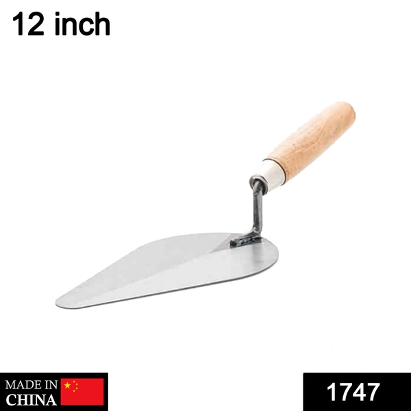 Shubh Luxmi 1747 Bricklaying trowel wooden handle round shape (12 Inch)
