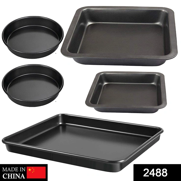 Shubh Luxmi 2488 Carbon Steel Oven Bakeware Baking Set
