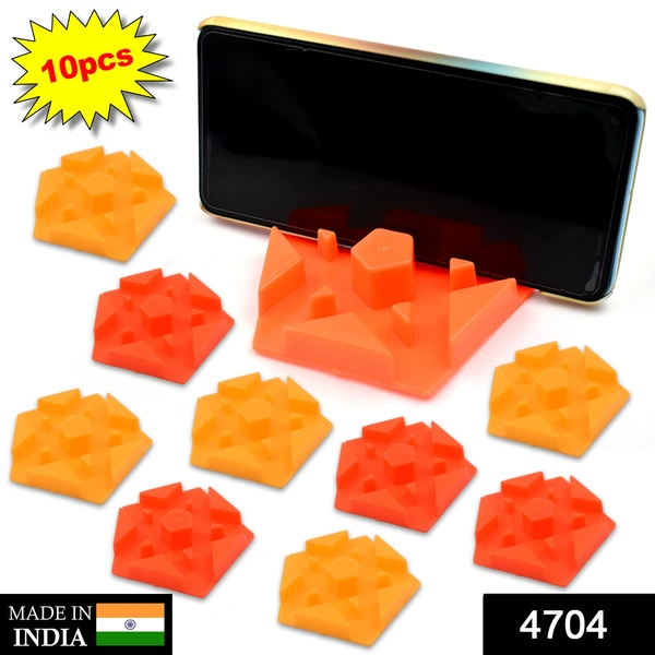 Shubh Luxmi 4704 Hexagonal Shape Mobile Holder Multi Angle Adjustable Fold
