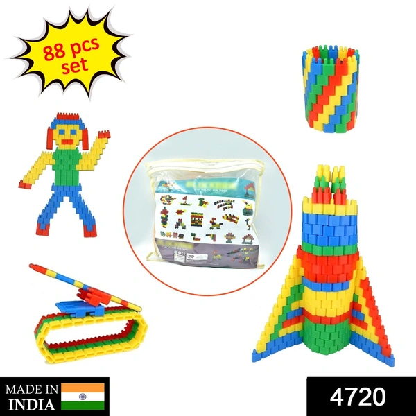 Shubh Luxmi 4720 Blocks for Kids House Construction Building