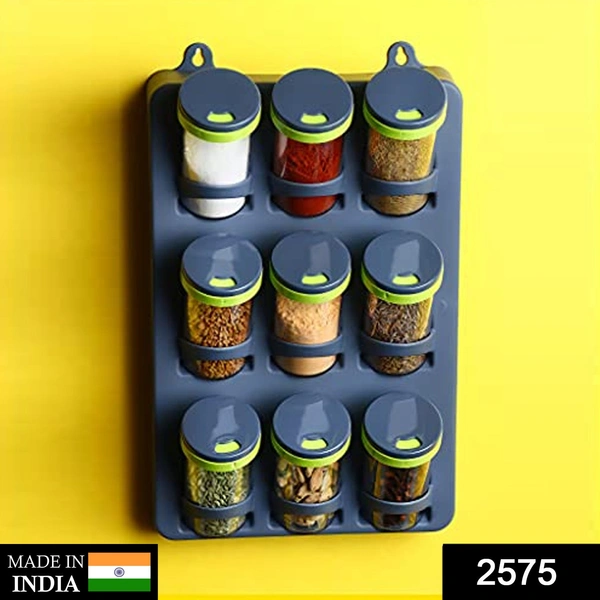 Shubh Luxmi 2575 Space Saver Spice Rack  9 Piece Spice Set