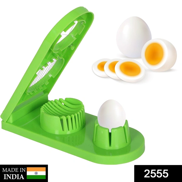 Shubh Luxmi 2555 Multi-Segment 2 in 1 Egg Cutter/Slicer