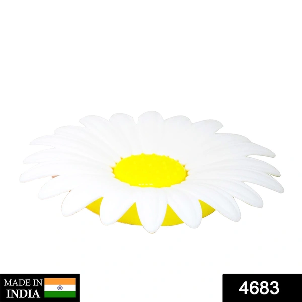 Shubh Luxmi 4683 Flower Shape Portable Soap Dish Holder Soap Case