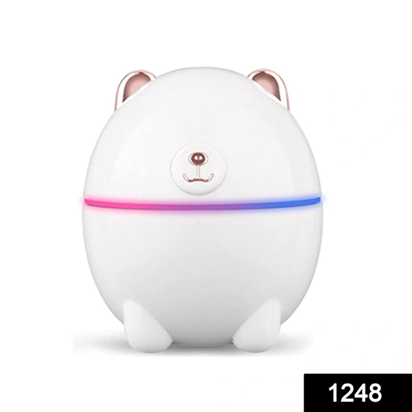 Shubh Luxmi 1248 Mini Polar Bear Shaped Cool Mist Portable Humidifier