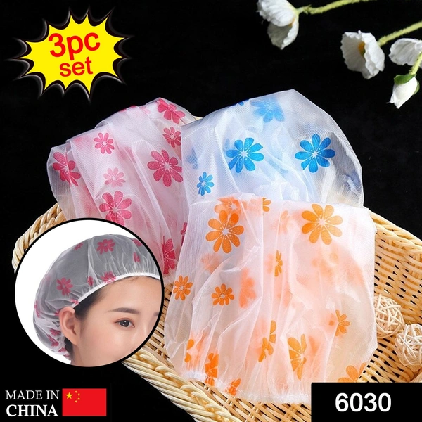 Shubh Luxmi 6030 Shower Cap Bath Shower Cap ,Women Reusable Waterproof Women Shower