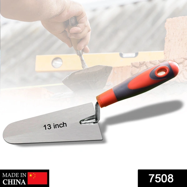 Shubh Luxmi 7508 Round Nose Professional Render Plastering Trowel, Smooth Trowel 13 Inch