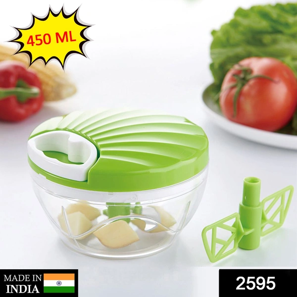 Shubh Luxmi 2595 2in1 Speedy Chopper With 450ML Capacity Easy to Chop Vegetable
