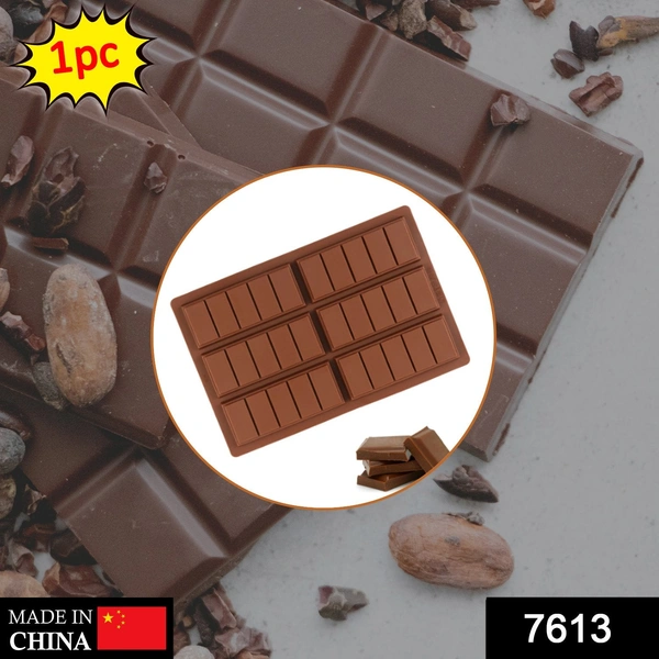 Shubh Luxmi 7613 Poly Carbonate Chocolate Bar Moulds PC Mould Clear Hard Candy Mould