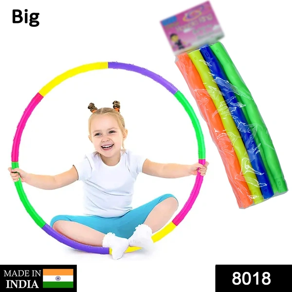Shubh Luxmi 8018 Hoops Hula Interlocking Exercise Ring for Fitness with Dia Meter Boys Girls and Adults