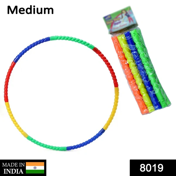 Shubh Luxmi 8019 Hoops Hula Interlocking Exercise Ring for Fitness with Dia Meter Boys Girls and Adults