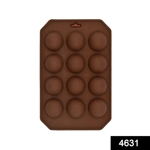 Shubh Luxmi 4631 12 Cavity Semi Sphere Half Round Dome Silicone Mold Baking Tray