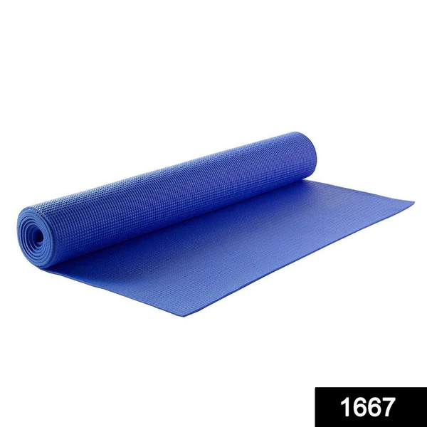 Shubh Luxmi 1667 Yoga Mat with Bag and Carry Strap for Comfort / Anti-Skid Surface Mat