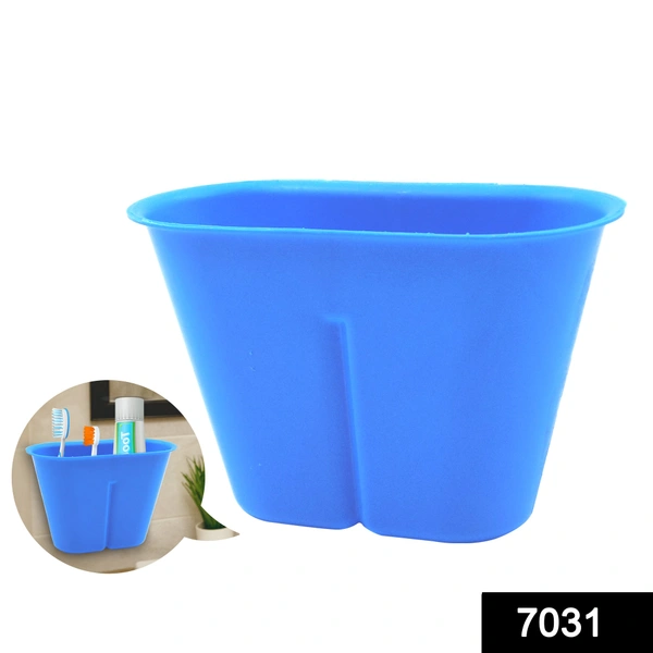 Shubh Luxmi 7031 Multipurpose ToothBrush Paste Holder Wall Mount Shelf