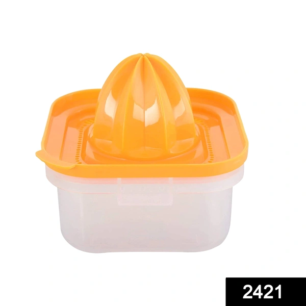 Shubh Luxmi 2421 Plastic Manual Juicer for Lime Orange