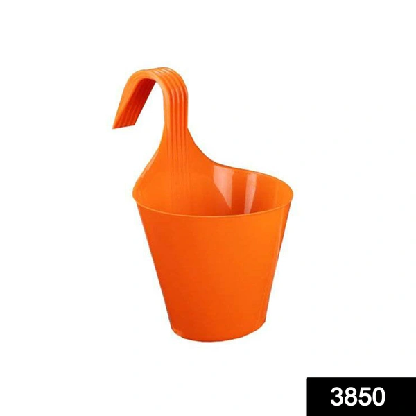 Shubh Luxmi 3850 Plastic Hanging Planter Pot, Multicolour