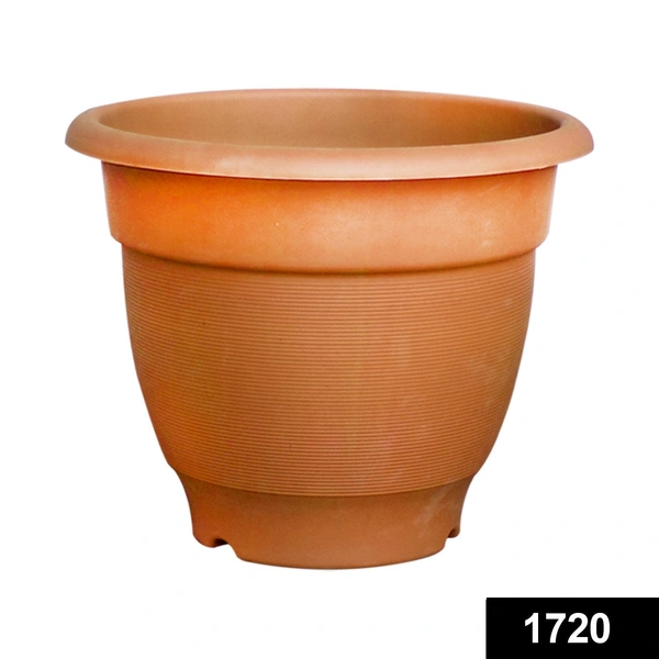 Shubh Luxmi 1720 Garden Heavy Plastic Planter Pot Gamla 17x14 inch Color May Vary (1Pc)