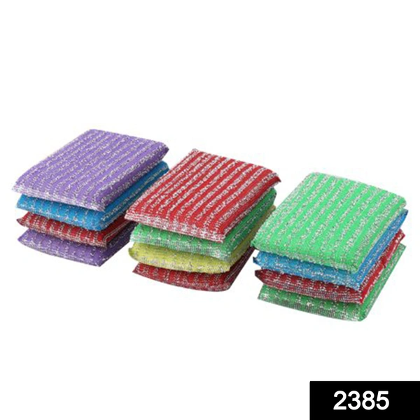 Shubh Luxmi 2385 Scratch Proof Kitchen Utensil Scrubber Pad (Pack of 12)