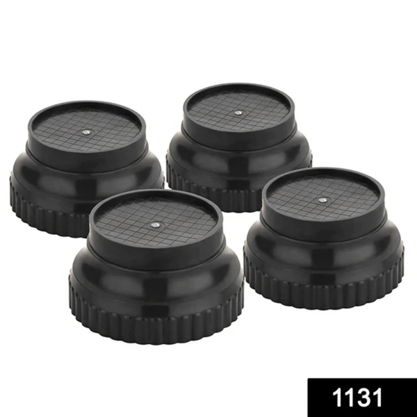 Shubh Luxmi 1131 Multi-Purpose 4 Pieces Round Plastic Legs Foot and Stand