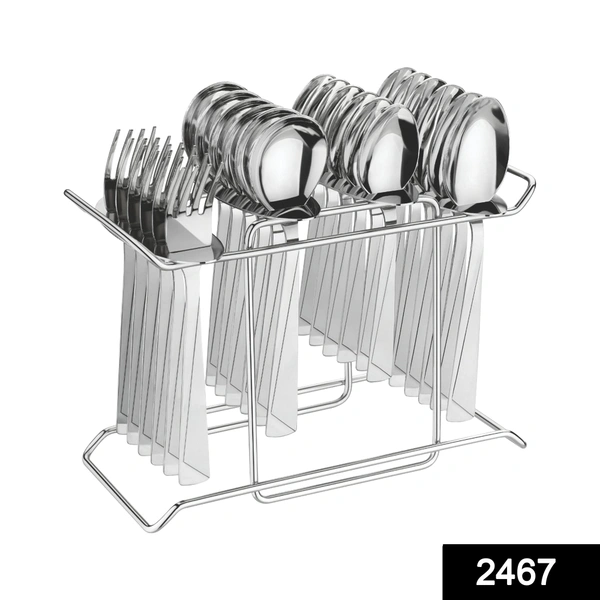 Shubh Luxmi 2467  24 Pack Premium Stainless Steel Cutlery Set
