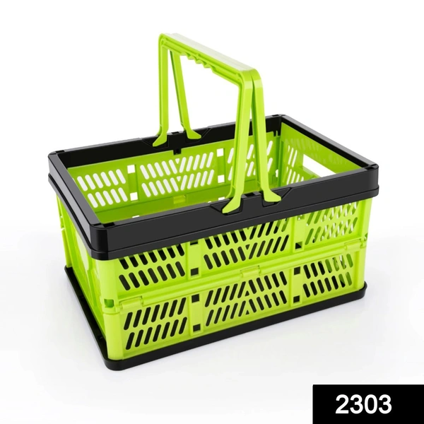 Shubh Luxmi 2303 Folding Shopping Portable Storage Basket