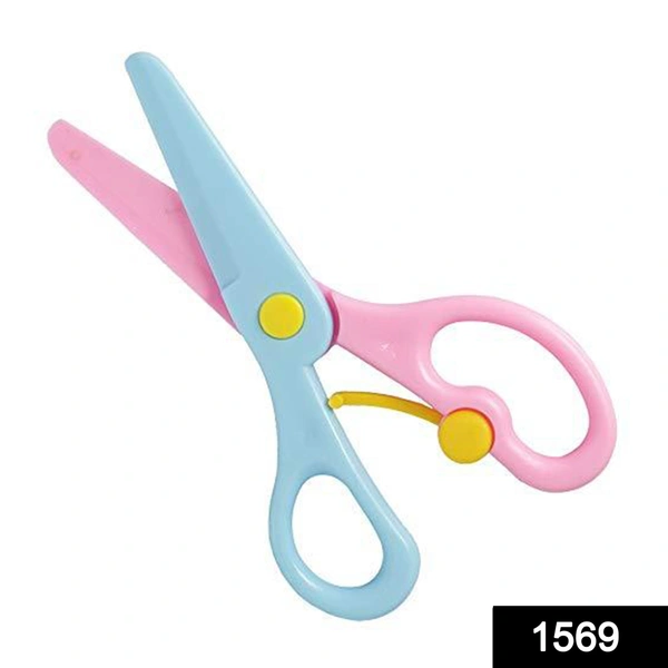 Shubh Luxmi 1569 Kids Handmade Plastic Safety Scissors Safety Scissors