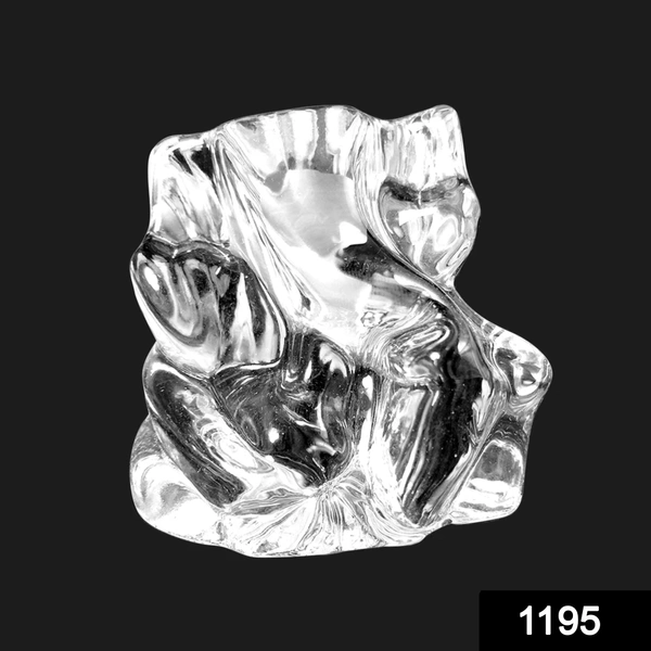 Shubh Luxmi 1195 Crystal Glass Ganesha Idol for Home, Office and Car Dashboard